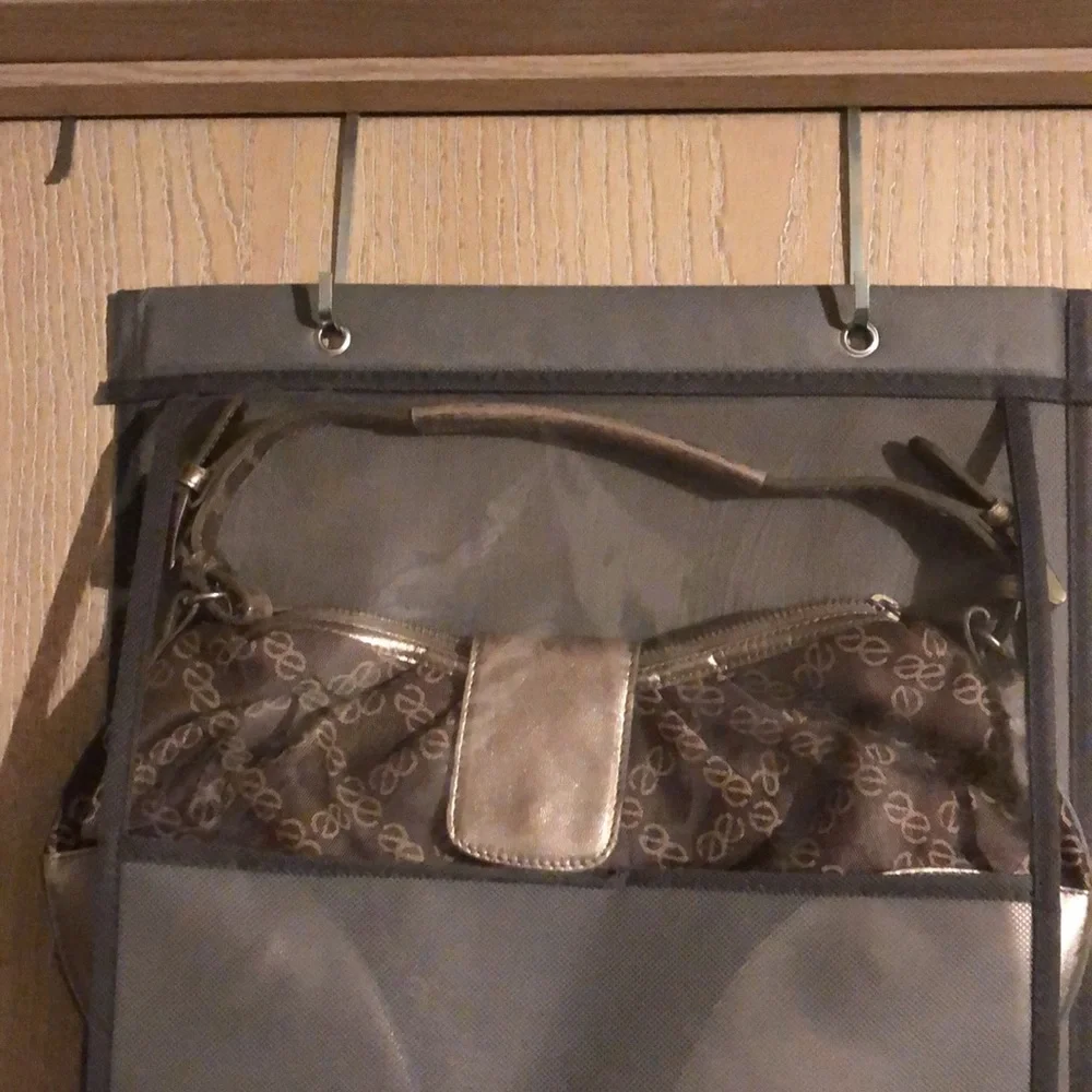 6 Pocket Purse Organizer Space Saver Display Protective